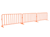 Orange Crowd Control Barrier