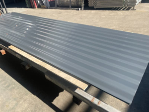 Grey Steel Corrugated Sheet
